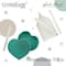 John Bead Crystal Lane DIY White Rhinestone Sorting Tray with 2 Pickup Sticks